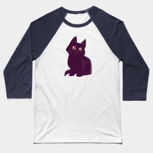 Cute black cat Baseball T-Shirt